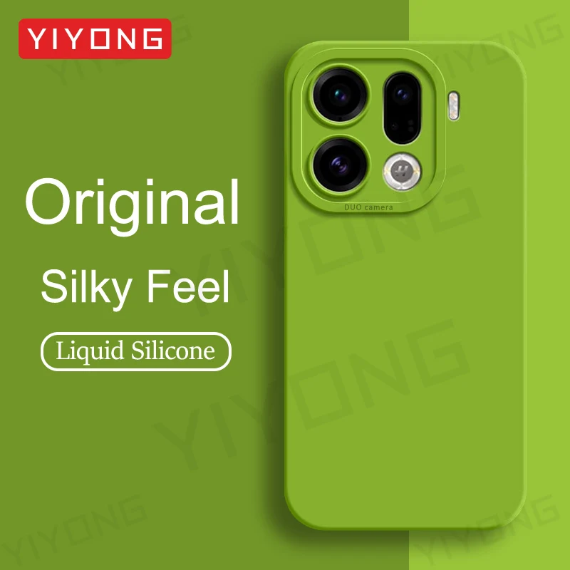 For FindX9 Pro Case YIYONG Silky Feel Liquid Silicone Soft Cover For Oppo Find X9 Pro X8 Ultra FindX8 5G Global Phone Cases