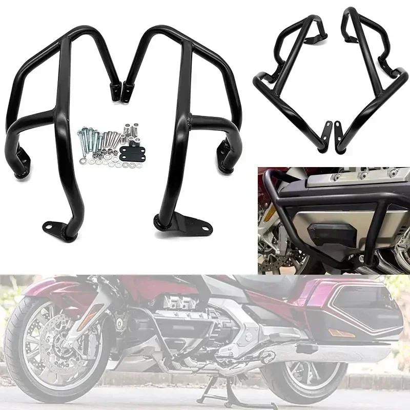 Fit For HONDA GoldWing GL1800 F6C F6B Gold Wing Frame Protector Bars 1800 DCT 2018-2021