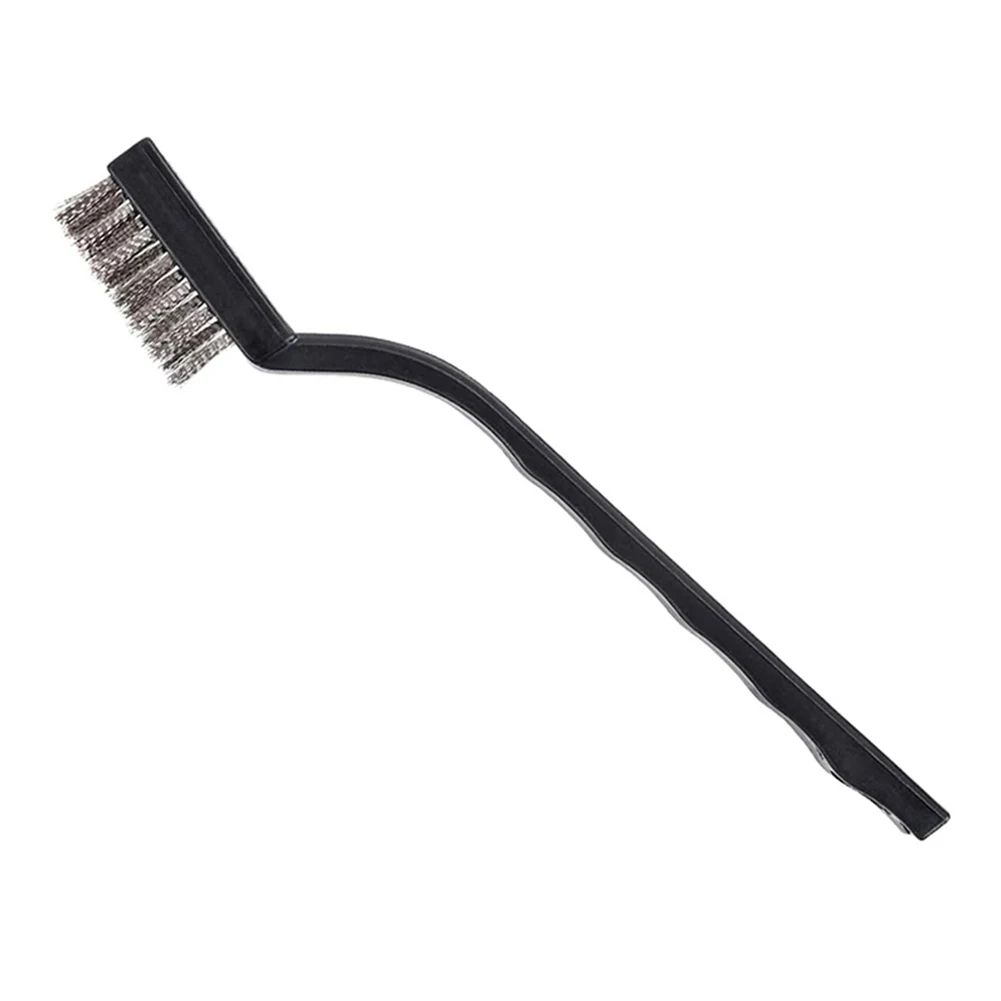 

Wire Brush Brass Brushes Woodworking 6pcs/Set Curved Handle For Polishing Metal Remove Rust Mini Nylon Brush Home Kits