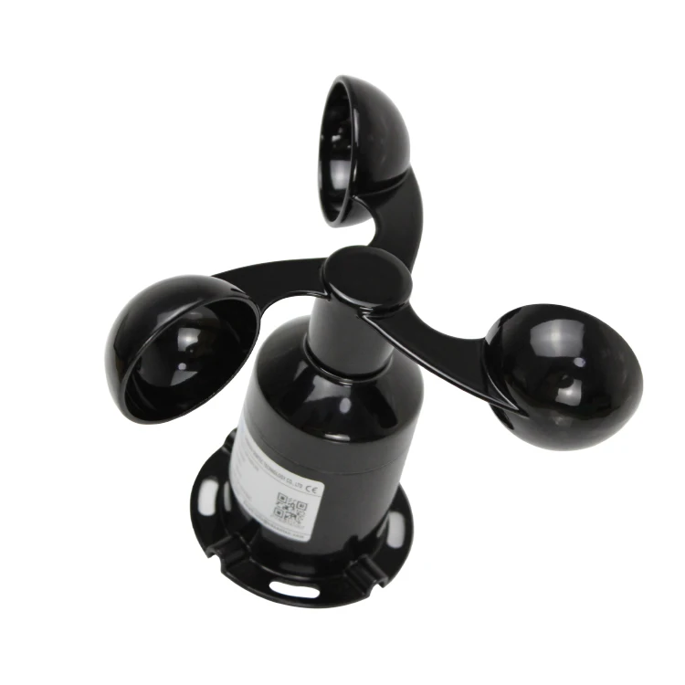WS200S Pulse 4-20mA 0-5v RS485 Weather Station Metal Cup Anemometer Wind Speed Sensor