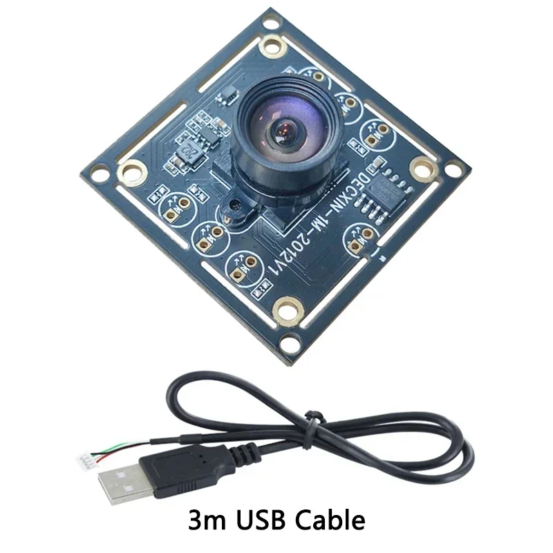 OV9732 1MP Camera Module 100 Degree 1280x720 30 FPS HD Camera with 3 Meter USB Cable Free Driver Manual Focus For Game Project