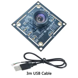 OV9732 1MP Camera Module 100 Degree 1280x720 30 FPS HD Camera with 3  Meter USB Cable Free Driver Manual Focus For Game Project