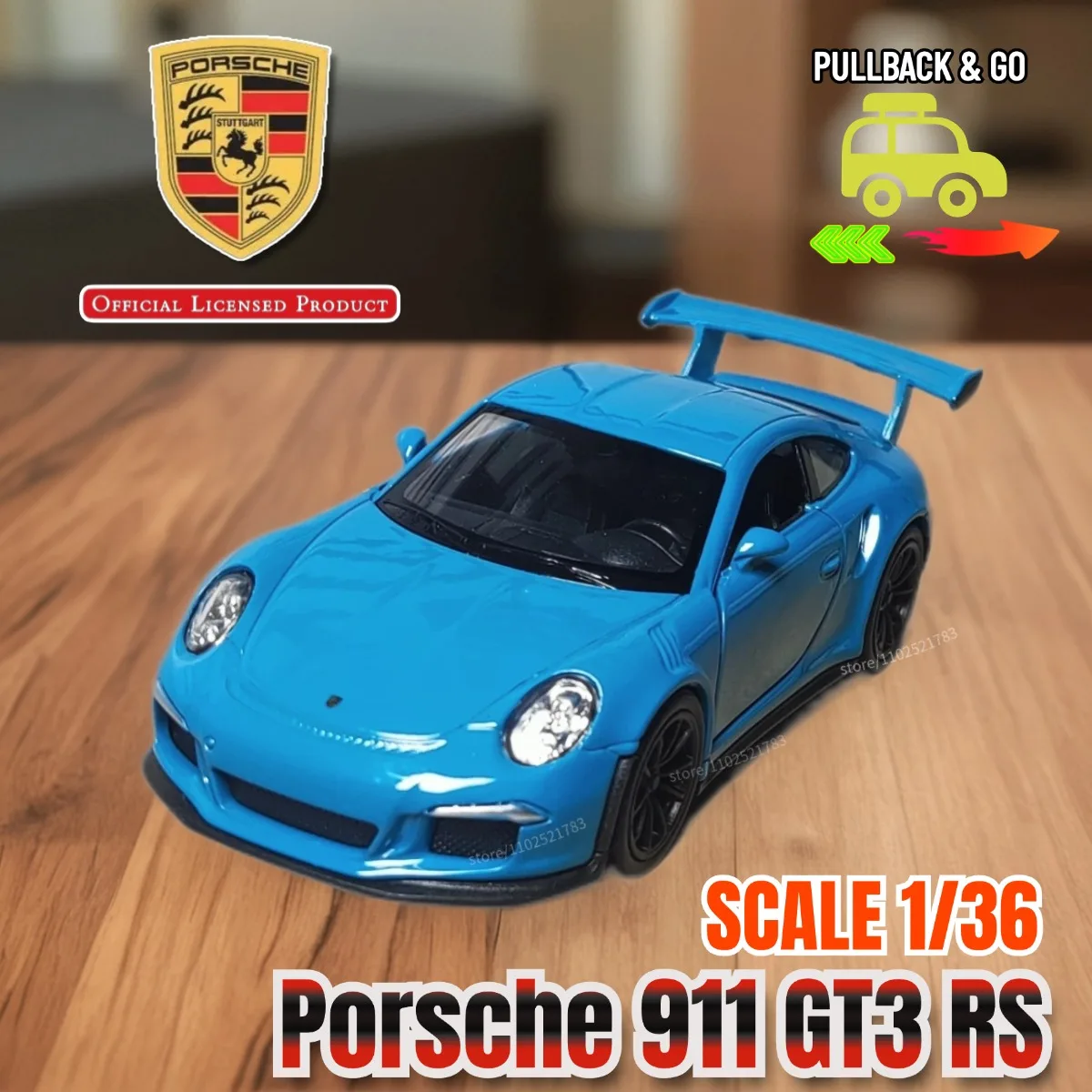 1/36 Pullback Toy Car Model Porsche Toyota BMW VW Official Licensed Alloy Diecast Vehicle Scale Replica Xmas Gift Kid Boy Toy