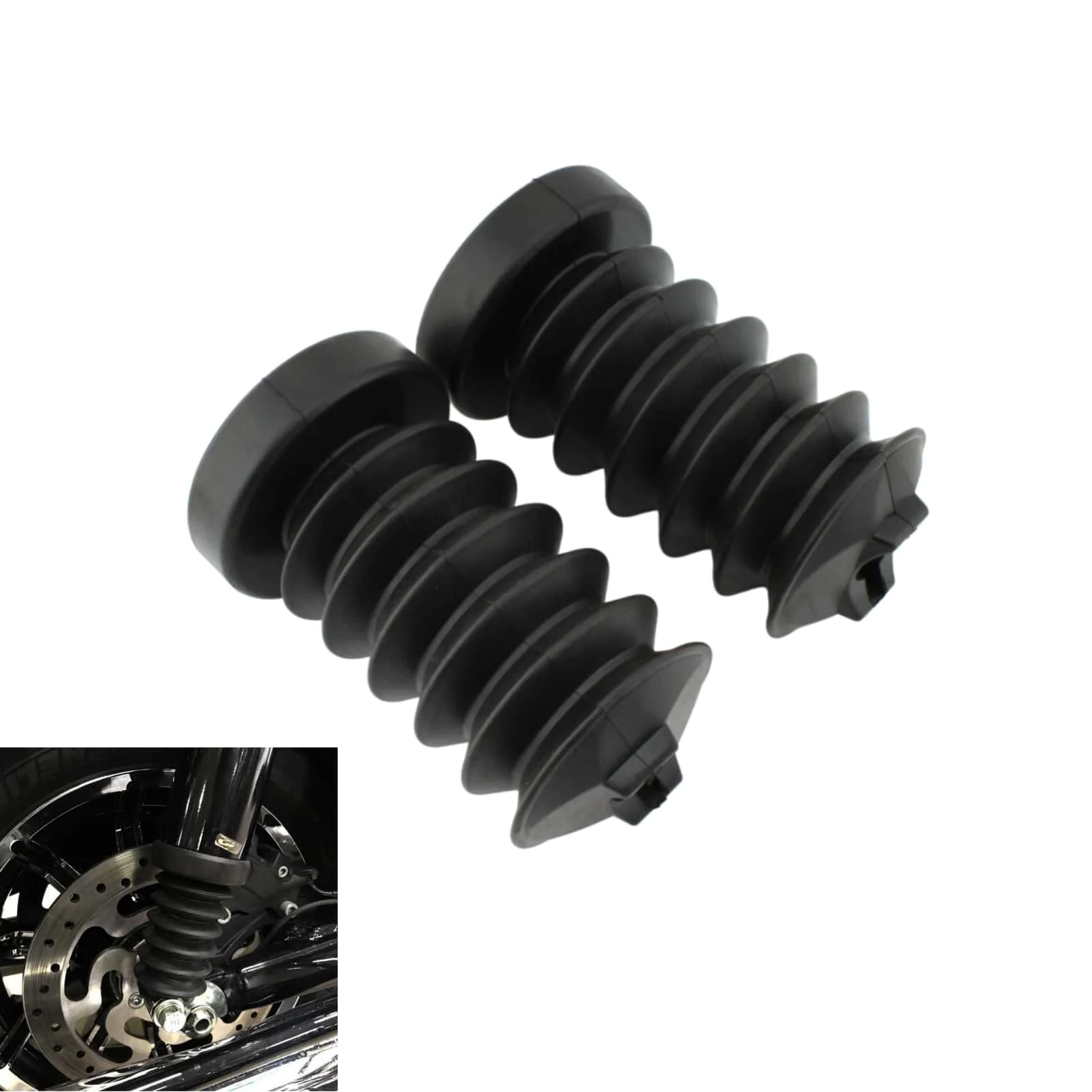 Motorcycle Rear Shock Boot Gaiter Cover Shock Absorber Cover Rubber Dust Boot Replacement For Honda CB900 1000 GL1100 1200