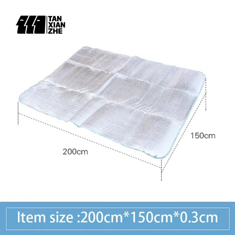 TXZ Multiuse camping waterproof mat,double-sided aluminum beach mat, high quality moisture-proof tent floor flishing mat