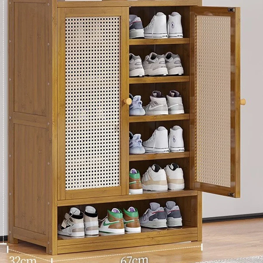 

z Hallway Display Shoes Rack Living Room Stand Wooden Storage Luxury Shoes Rack Cupboard Space Saving Furniture