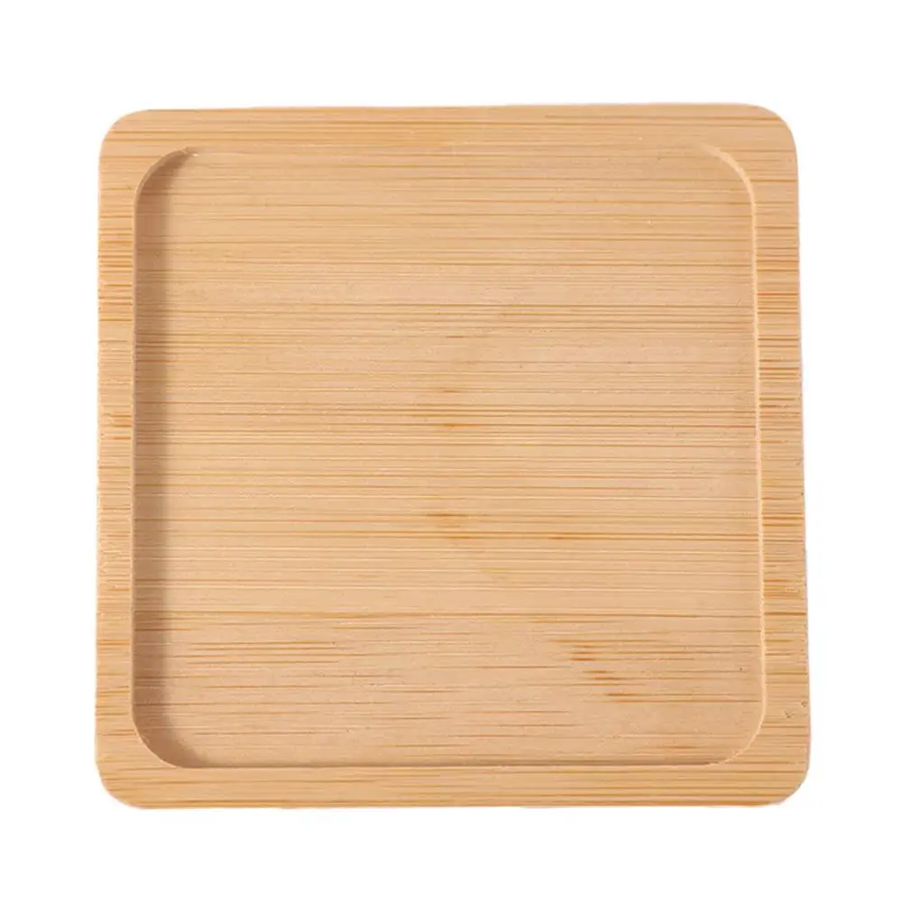 5pcs Tableware Heat-resistant Bamboo Coasters Creative Natural Tea Cup Mats Durable Insulated Placemat Desktop