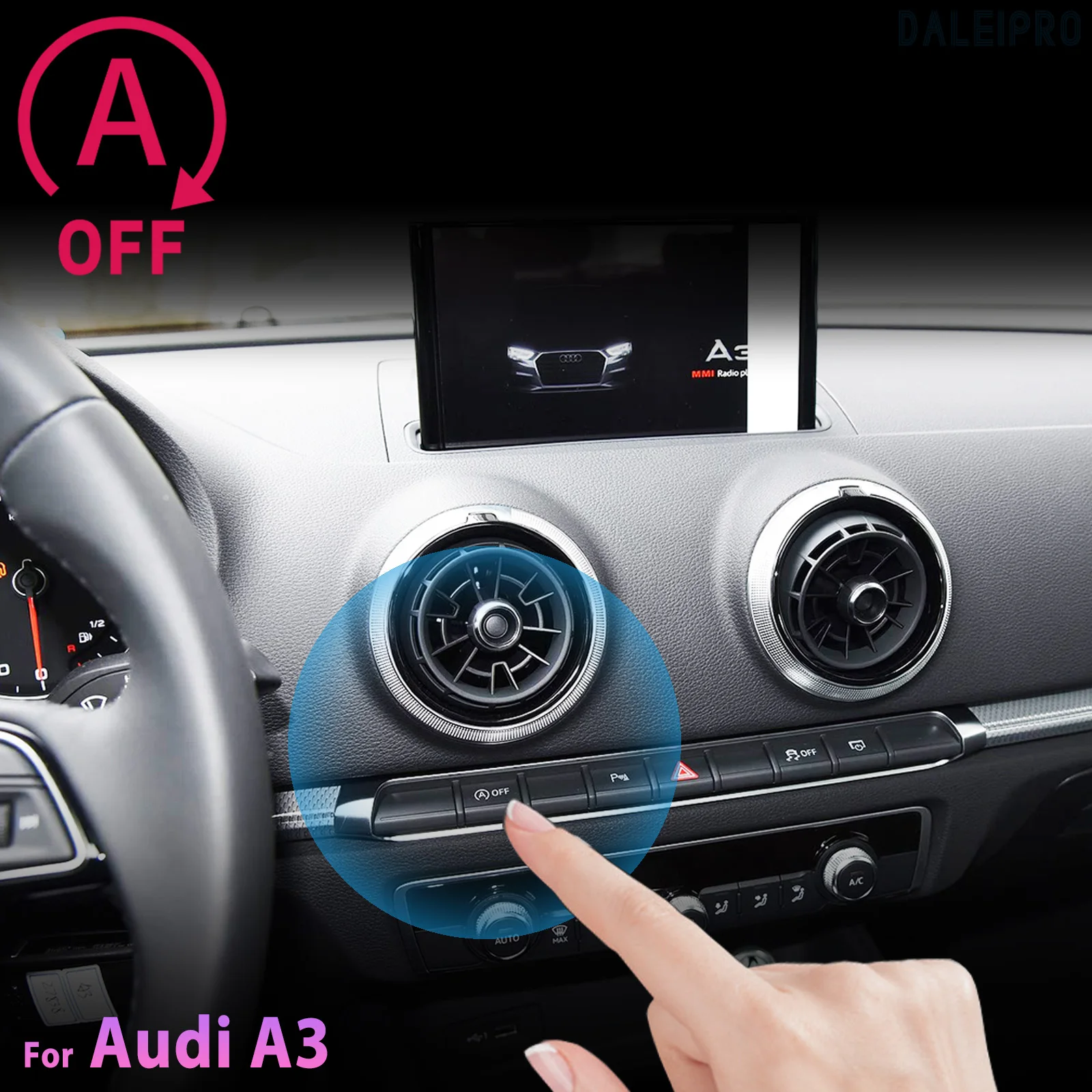 아우디 A3 S3 8V 2013-2018 2019 2020 자동 시동 정지 엔진 시스템 차단 스마트 차단 자동 시동 정지 제거기