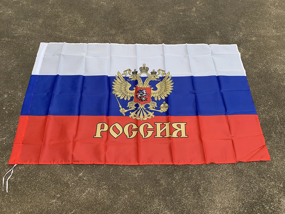 Drapeau Z-ONE 3x5ft Le président russe Sensation 90x150cm polyester suspendu Sensation russe NikExtérieur Décoration de la maison bannière