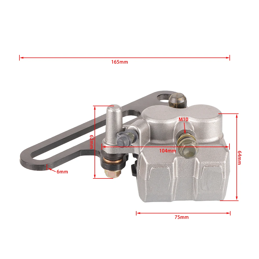 Motorradzubehör 15 mm Bremsscheibe hinten oben und unten Pumpe Bremssattel für 150 cc 140 cc 250 cc Motorrad Dirt Pit Bike – Detail 2