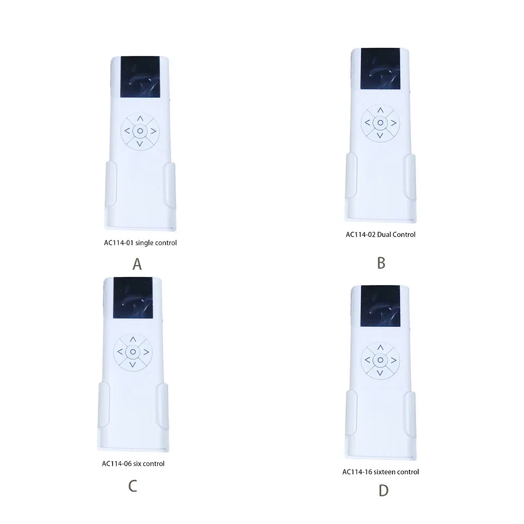 

White Multi-Channel Remote Control Convenient And Compact Wireless Controller Portable Responsive AC114-06 6 control