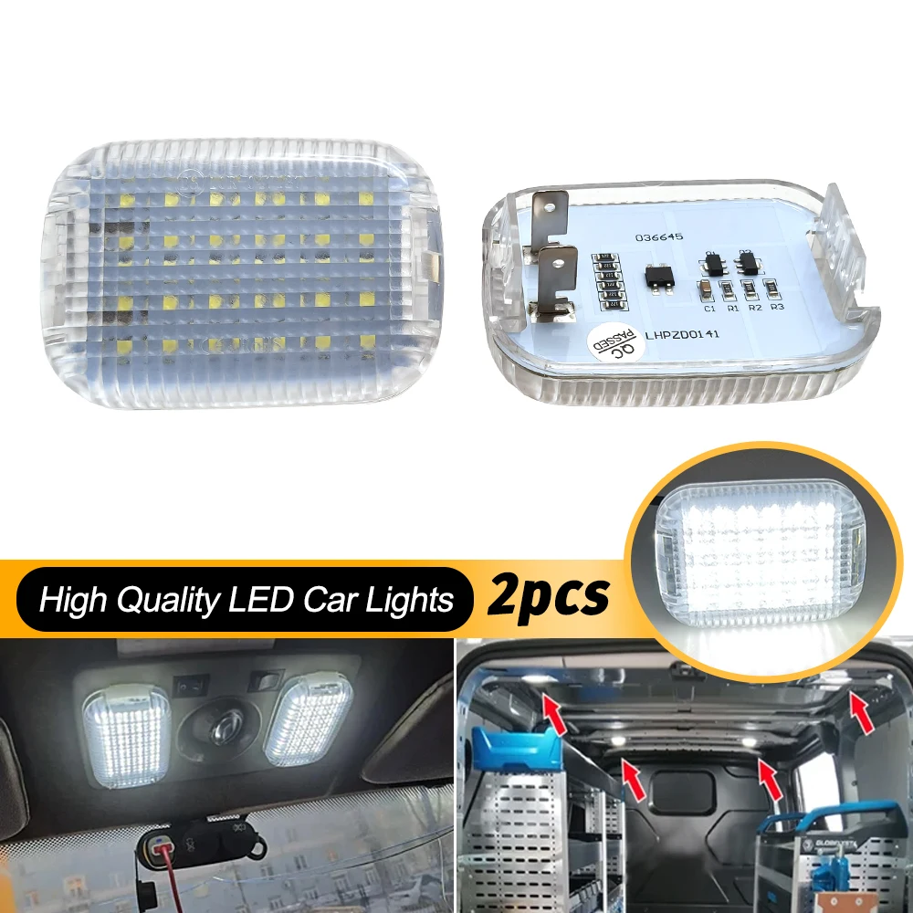 

2PCS For Ford Transit 150/250/350/350 HD Van 2015-2024 LED Interior Cargo Dome Light OEM Number:2230338, BK2V13776AD