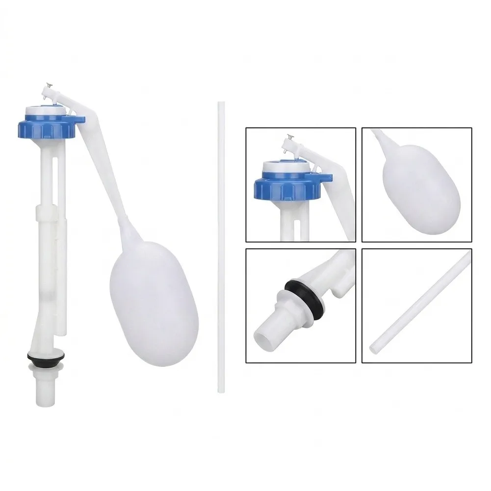 Tank Float Fill Valve Replacement for Toilet Repair Compatible with Most Standard Toilet Models ABS Construction