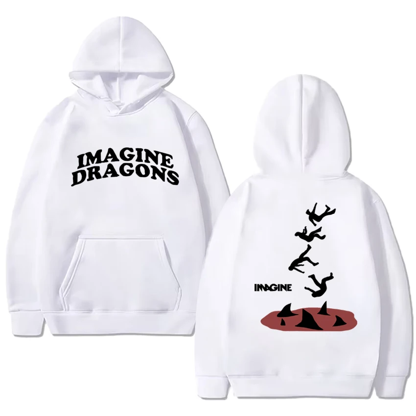 2025 Rock band Imagine Dragons Popular Hoodies Men women vintage hip hop streetwear Sweatshirt Unisex Fleece harajuku pullovers