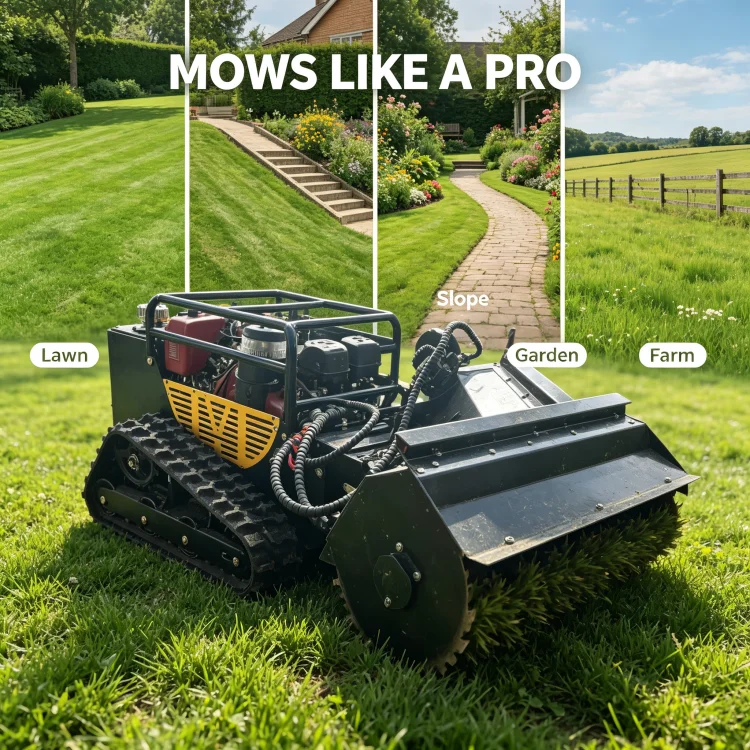 SDLOT Compact Mini Skid Steer Loader Koop Diesel Engine CE EURO5 Hydraulic Root Rake for Nursery Land Cleaning