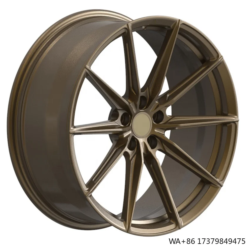 

Изготовленные на заказ мультиспицевые автомобильные колеса 18 19 20 21 22 дюйма из алюминиевого сплава, кованые пассажирские бронзовые колеса