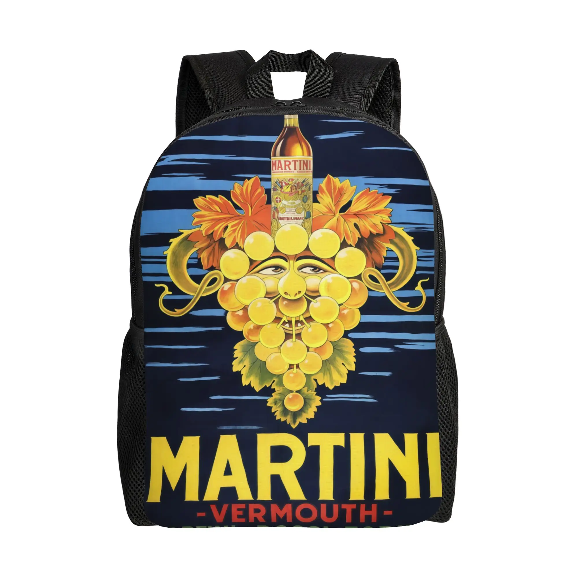 

Сумка-рюкзак MMartini Vermouth Grape Face MMartini для женщин, вместительная, для ноутбука, к новому учебному году