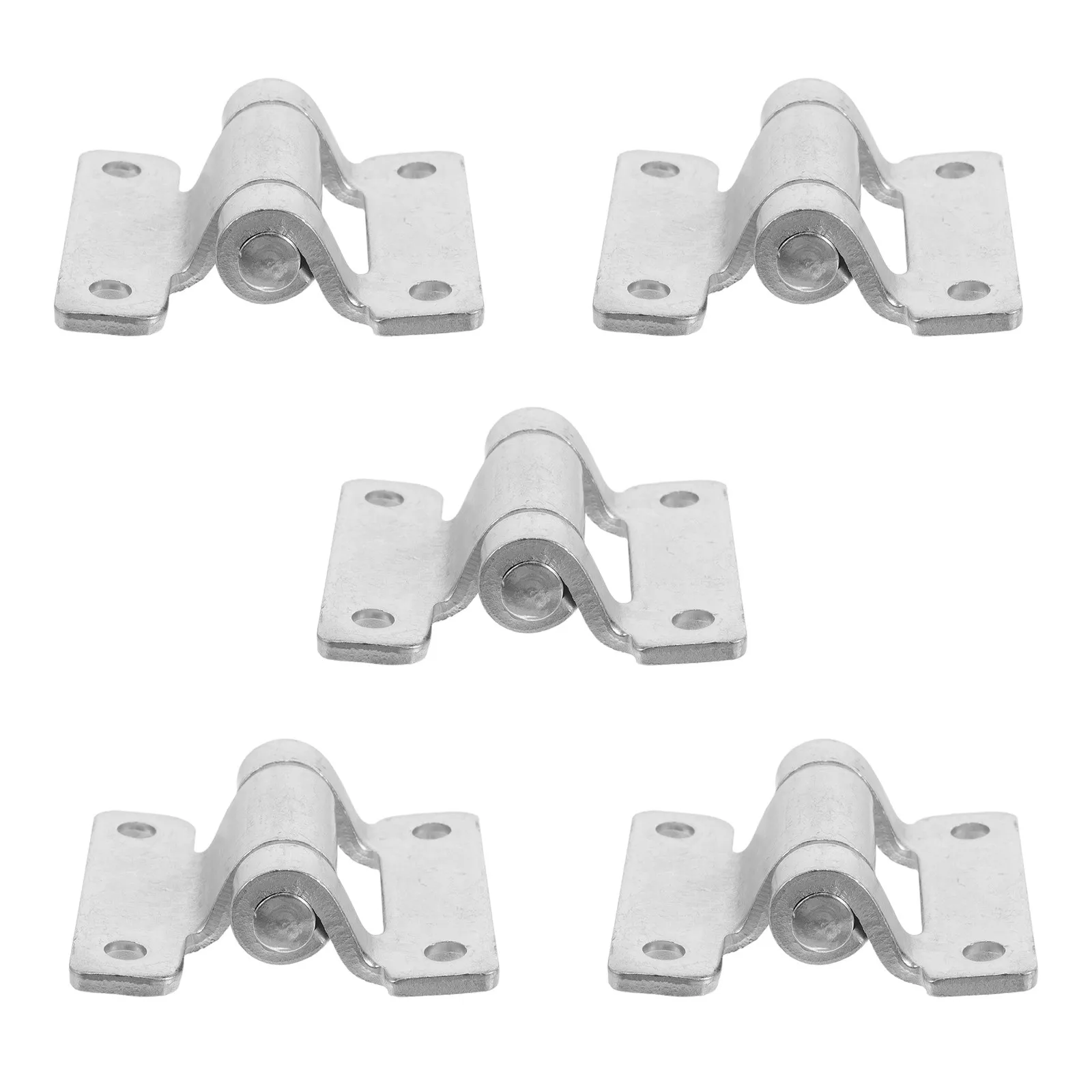 5Pcs Cargo Trailer Door Hinges Stainless Steel Heavy Duty Folding for Truck Bed Bench Seating Vehicle Container Dump Truck