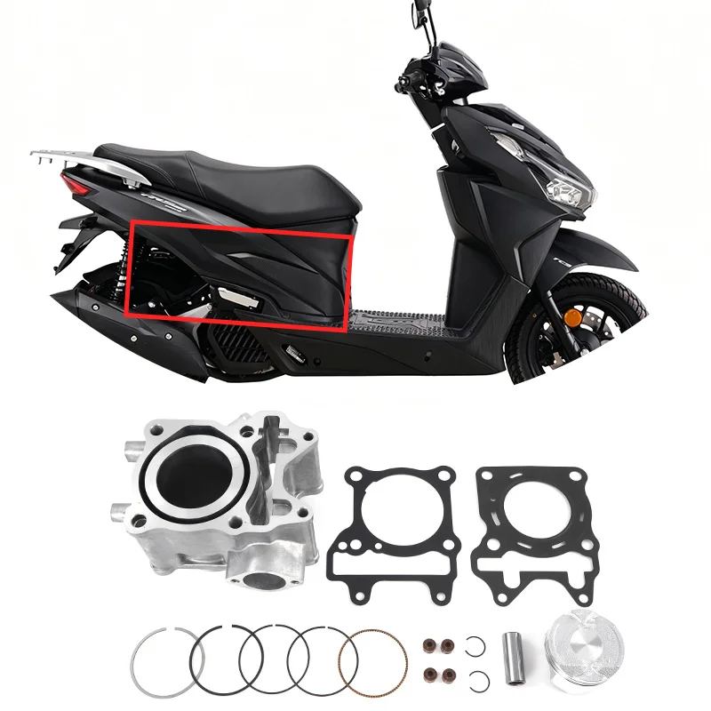 Afbeelding 3: Cilinderassemblage DAYANG VRS125 motorfiets onderdelen