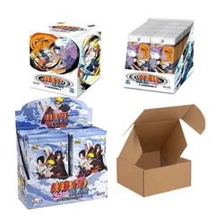 Commerci all'ingrosso 24 scatole Naruto Collection Booster BOX Cards kyou Set completo Uzumaki Uchiha Anime Playing Game Cartas regalo di natale