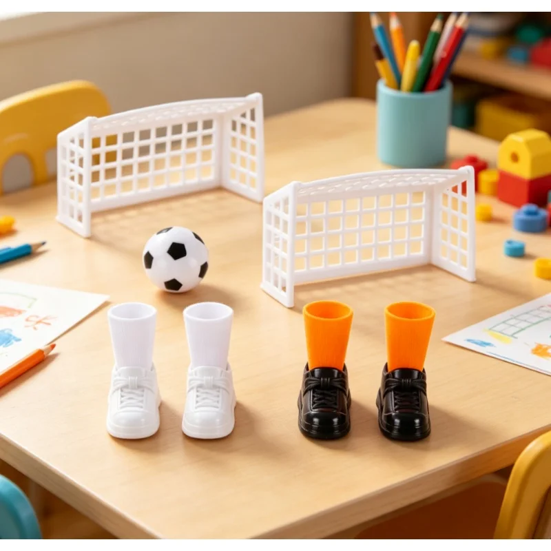 

Finger Football Game Sets with Two Goals Funny Family Party Finger Soccer Match Toy for Fans Club Party Gifts for Kid Table Game