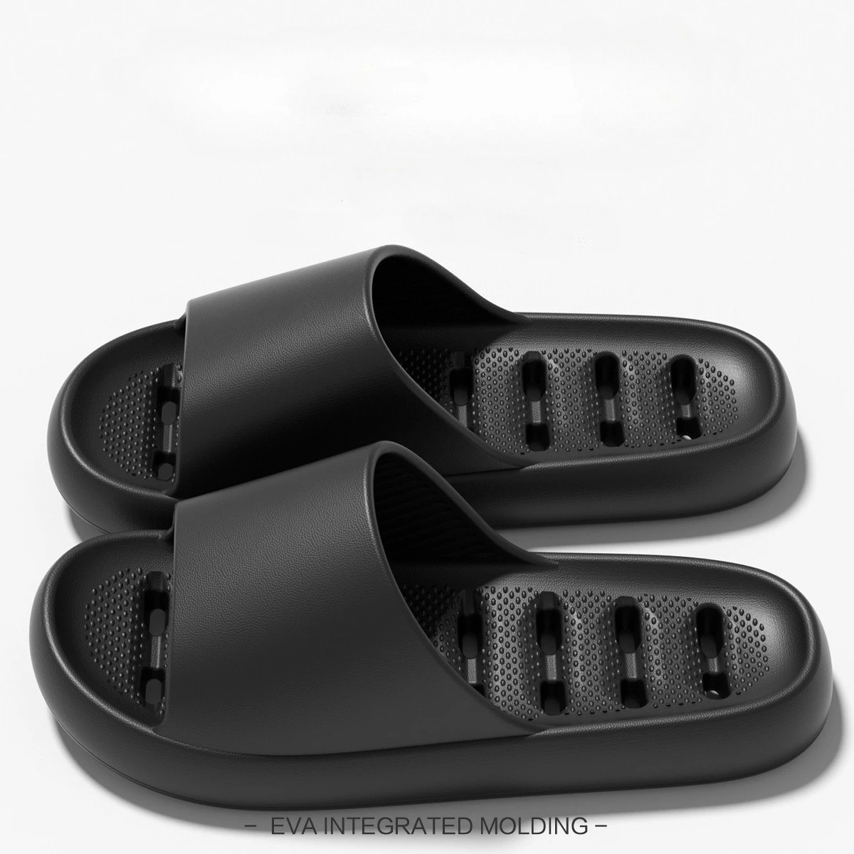 EVA Hotel Slippers Couple Style Family Accommodation Gym Bathroom Leak Shower Non Slip Breathable Summer Indoor Men's Shoes
