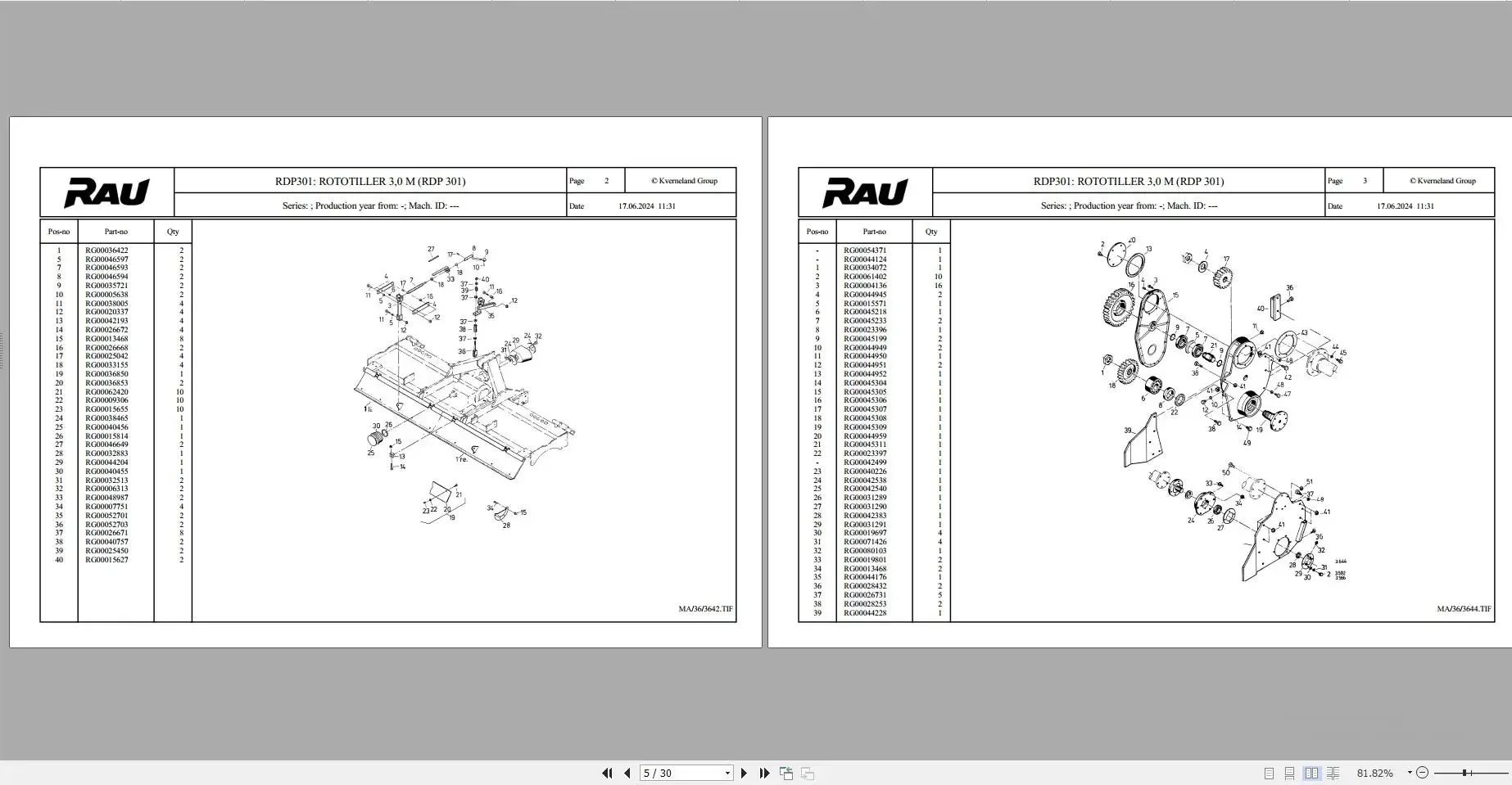 TruckEPC RAU Agricultural 8.19 GB PDF Spare Parts Manual