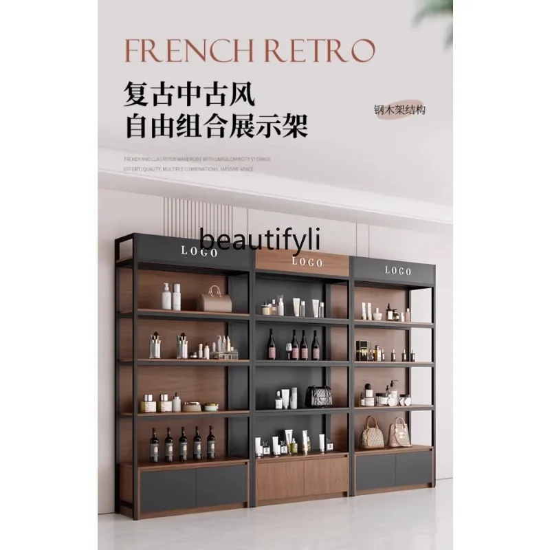 

Product Display Cabinet Supermarket Stationery Store Display Pet Store Storage Multi-layer Shelves a50
