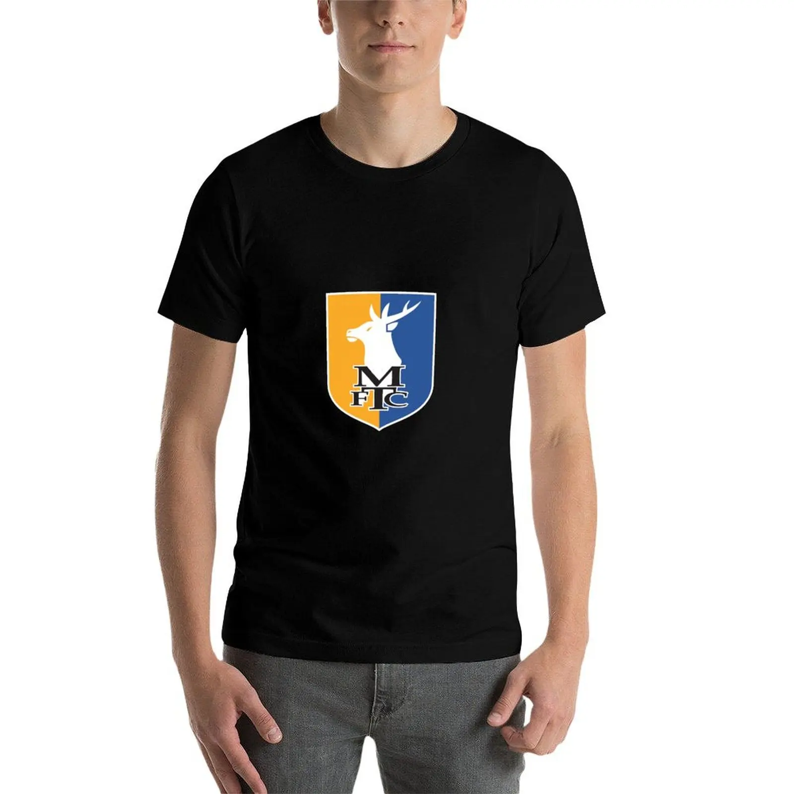 

Mansfield Town Badge T-Shirt man t shirt cotton man graphic t shirt anime t shirts for man T-Shirt