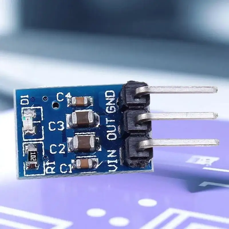 1/3/5Pcs AMS1117-3.3V 800mA LDO Regulator Board, Voltage Stabilizer Module for DIY