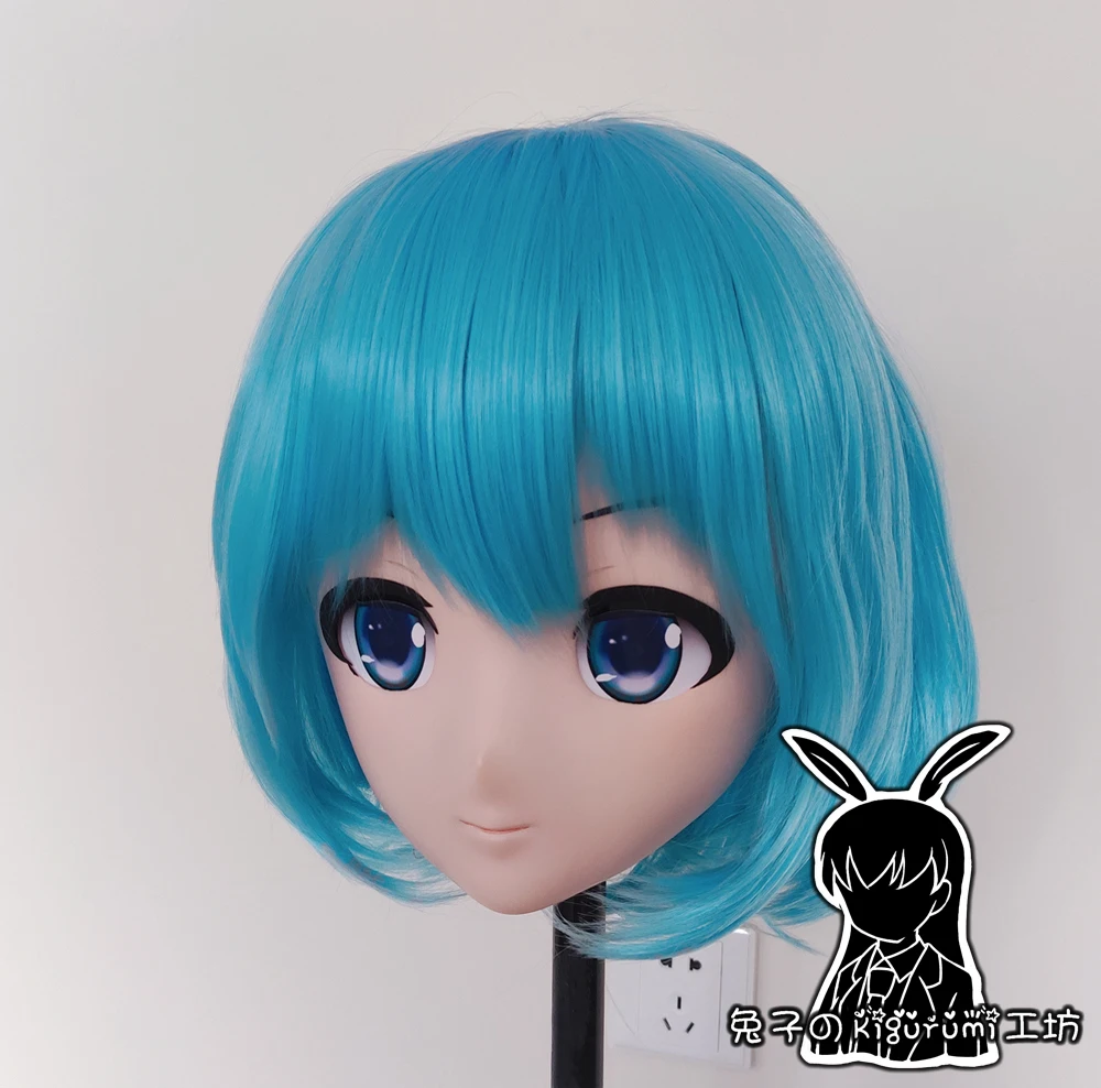 (RB9108) Volle Kopf Qualität handgemachte weibliche/Mädchen Harz japanische Anime Cartoon Charakter Cosplay Kigurumi Maske