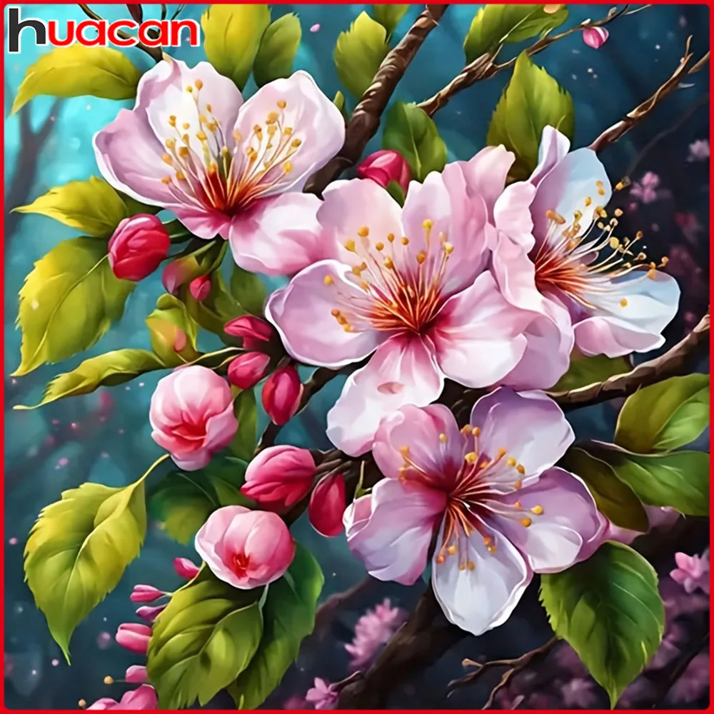 Huacan Neuheiten 2026 Diamantmalerei Blumen Diamantstickerei Komplettset Dekorative Gemälde