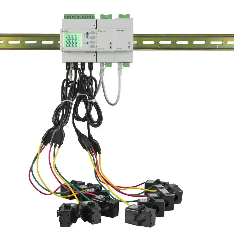 Multi Circuit Smart Energy Meter  ADW210-D16-4S Up To 4 Channel 3 Phase Energy Metering Module 600A