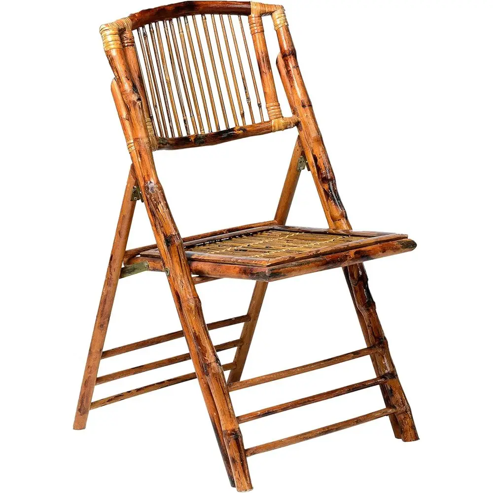 

Винтажные американские бамбуковые обеденные стулья (набор из 4 шт.)