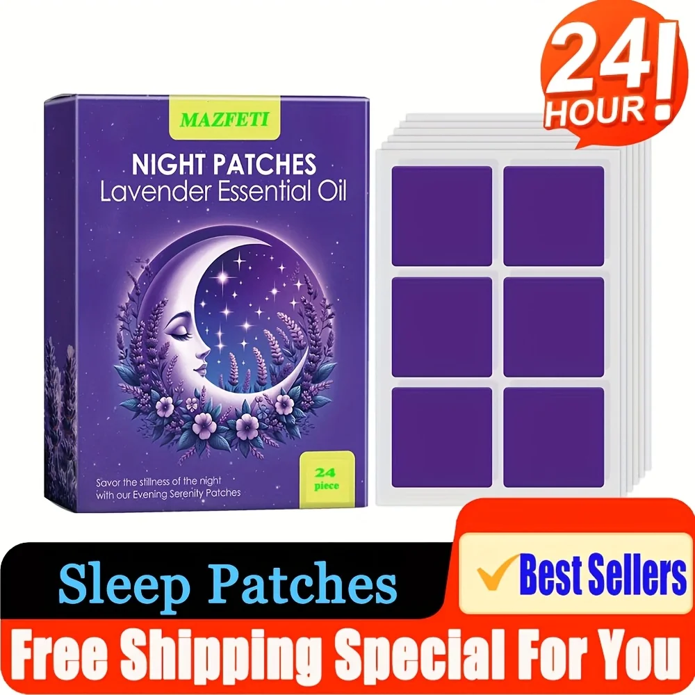 Buy One Get One Free Lavender Sleep Patches Natural Soothing Insomnia Relief Sleeping Aid Stickers for Adults
