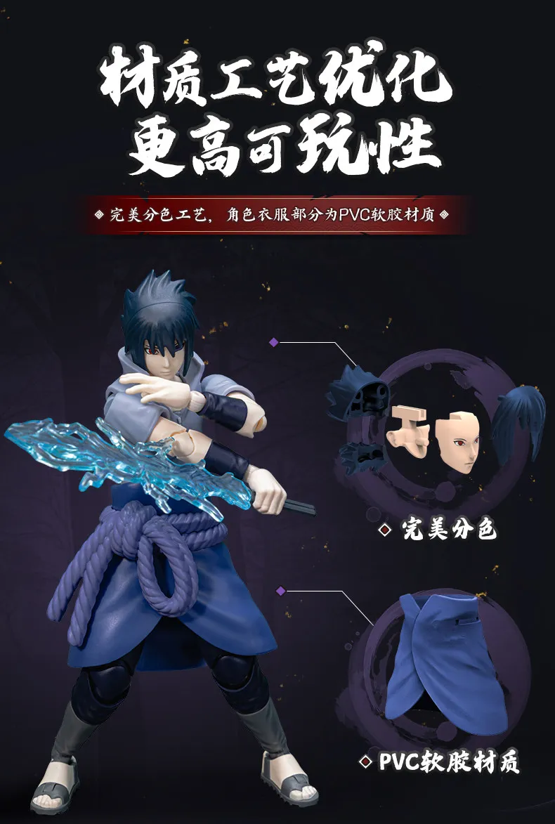 Genuine Blokees Naruto Model Kits Namikaze Minato Hatake Kakashi Haruno Sakura Madara Sasuke Figures Assembly Trendy Toy Gift