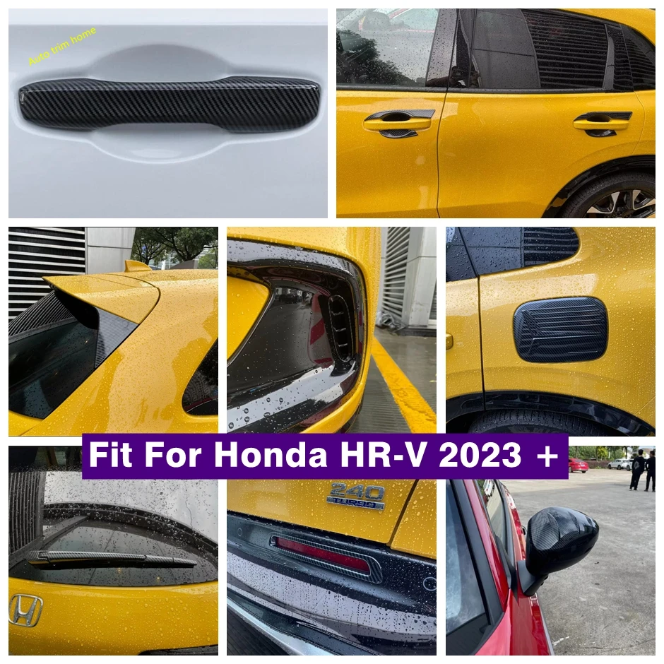 

Fog Light Lamp Door Handle Bowl Oil Gas Cap Rearview Mirror Cover Trim Fit For Honda HRV HR-V ZRV Z-RV 2023 2024 Car Accessories