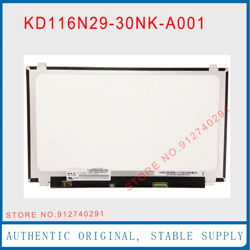 lcdディスプレイパネル修理部品kd116n29-30nk-a001-116インチオリジナル