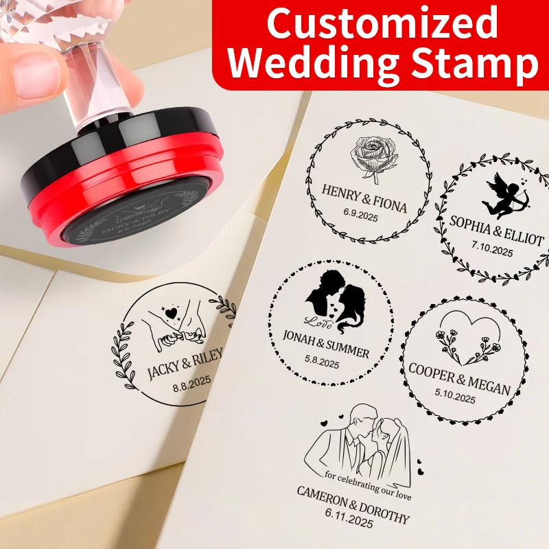 

Customized Heart Wax Seal Stamp & Spoon - Romantic Wedding Decoration Gift for Couples, DIY Invitation for Party Decoration