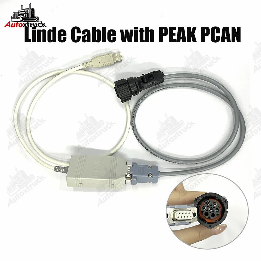 Diagnosis cable For Linde Cable VNA Series PEAK PCAN-USB Forklift Crown automotive Diagnostic tool