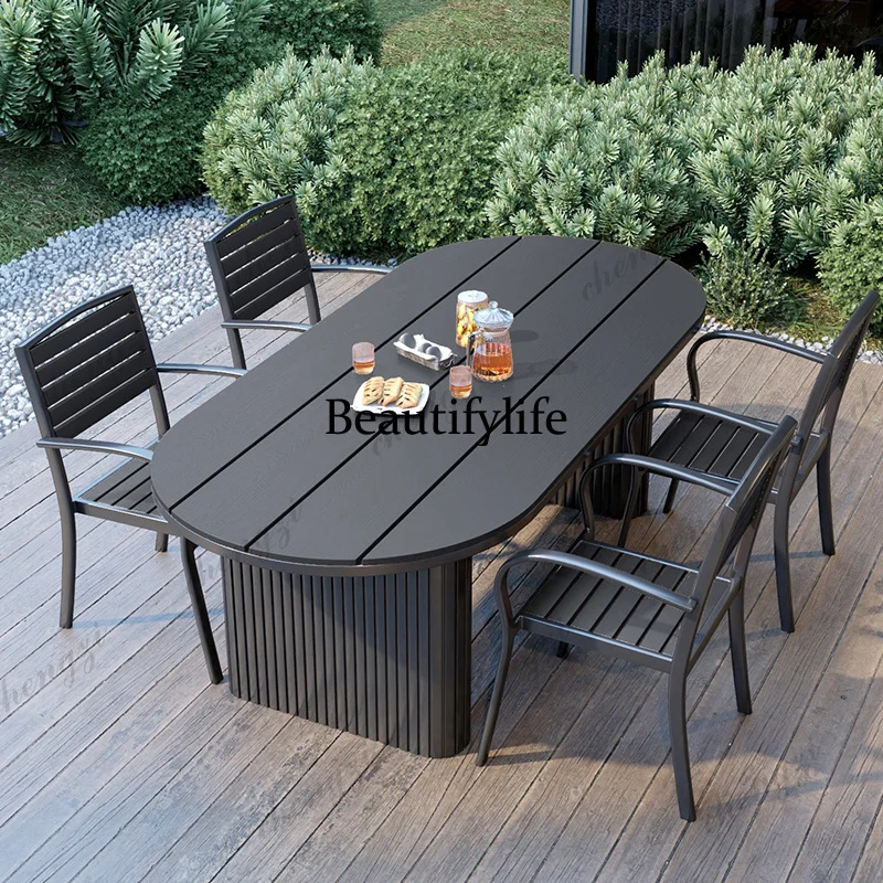 

High Oval Black Dining Tables Design Restaurant Living Room Dining Tables Modern Space Saving Tavola Da Pranzo Home Furniture