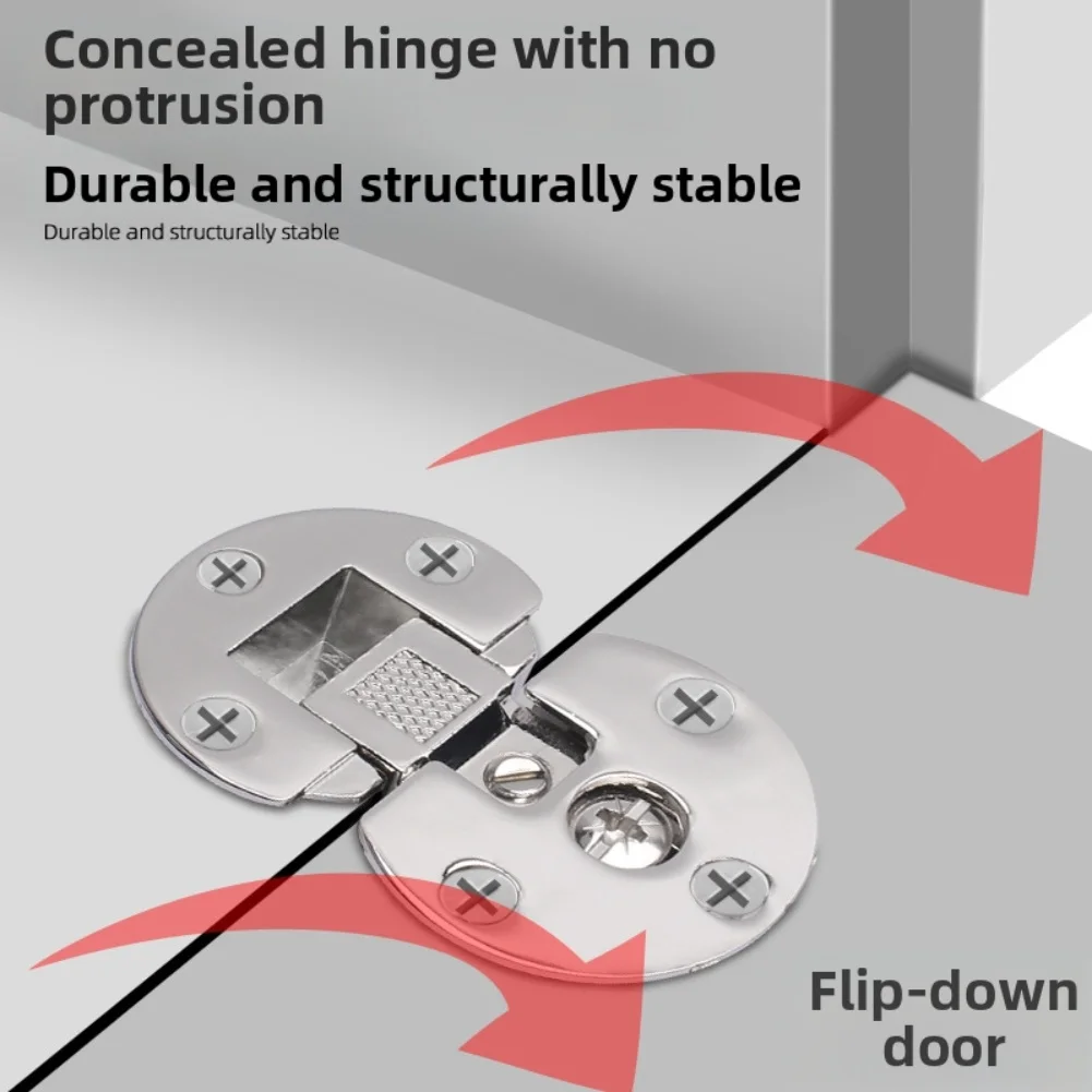 4 pezzi cerniera a patta semicircolare cerniera pieghevole armadio armadio cerniera nascosta 13x9x5 cm per mobili per la casa riparazione hardware