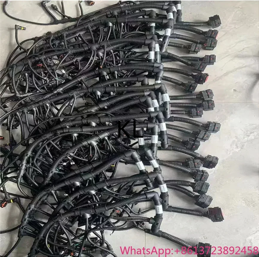 

D5E D6D D6E Engine Injector Wiring Harness with LCD Instrument New VOE20728258 for Excavator Models EC160B EC180B EC210B