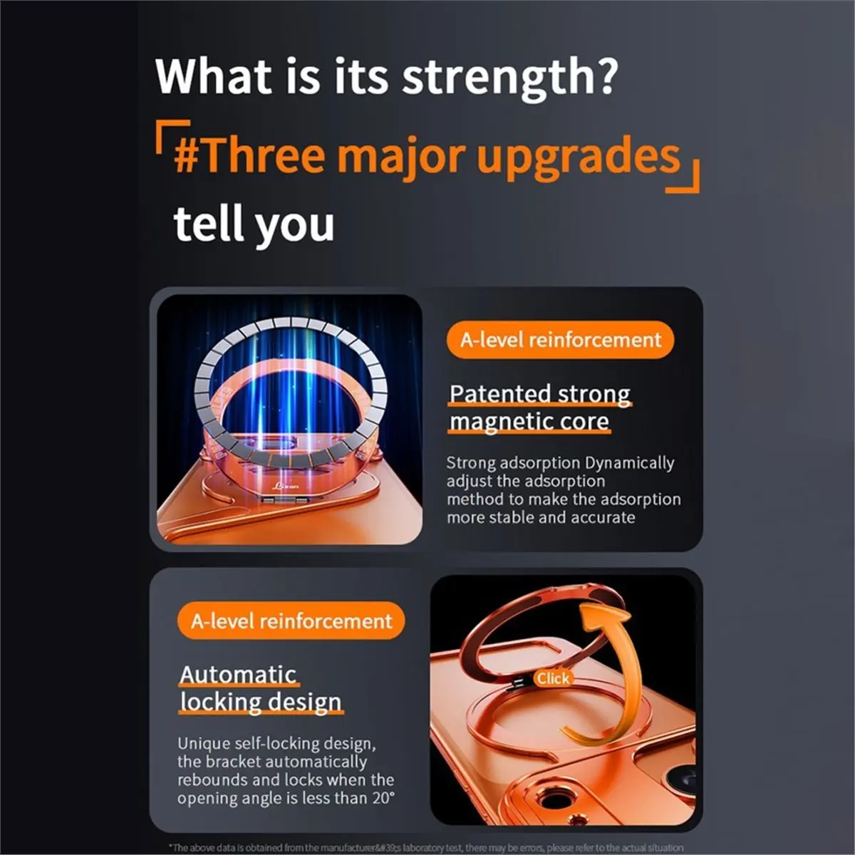 Metal Case for 17 Pro Max, Slim Frameless Aluminum Alloy Bumper with Ring Holder Magnetic Stand