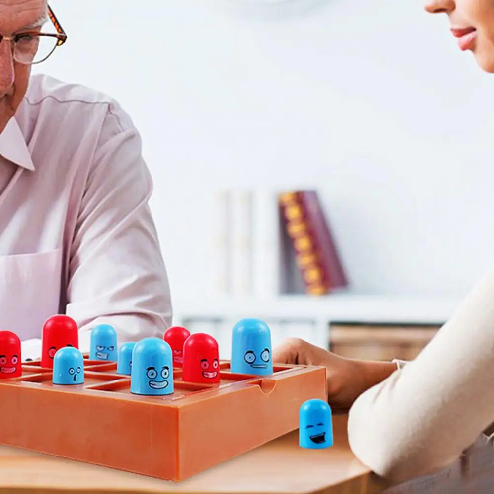 Juego de rompecabezas ligero para niños, juego de mesa interactivo de Tic-Tac-Toe, capacidad de pensamiento, 1 Juego