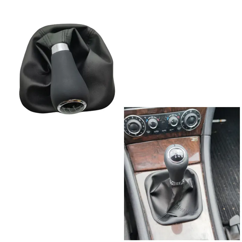 Manual 6 Speed Car Shift Gear Stick Knob For MERCEDES C CLASS W203 S203 CL203 2000 2001 2002 2003