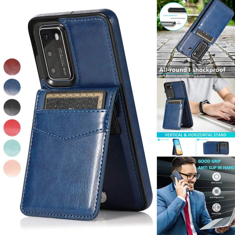 

PU Leather For Huawei P40 P40 Pro P40 Lite Mate 40 40 Pro 30 30 Pro 30 Lite 20 20 Pro 20 Lite Case Wallet Bracket Leather Cover