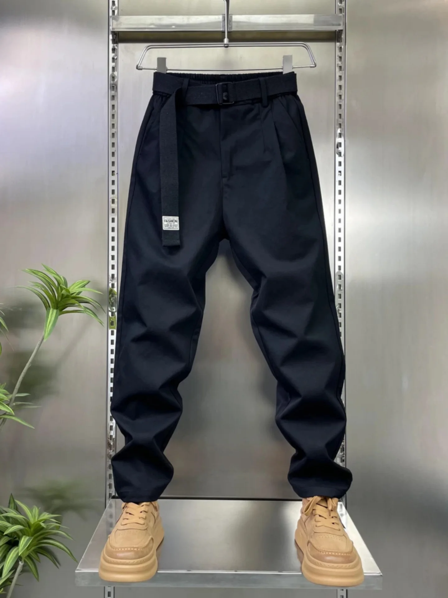 

Новые зимние мужские повседневные брюки высокого качества для работы и отдыха, простые, стильные, для поездок на работу, активного отдыха, облегающие, длинные