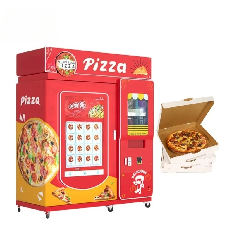 Fully Automatic Pizza-Vending-Machines Self-service Fast Food Making Pizza Machine Smart Outdoor Vending Machine for Pizza