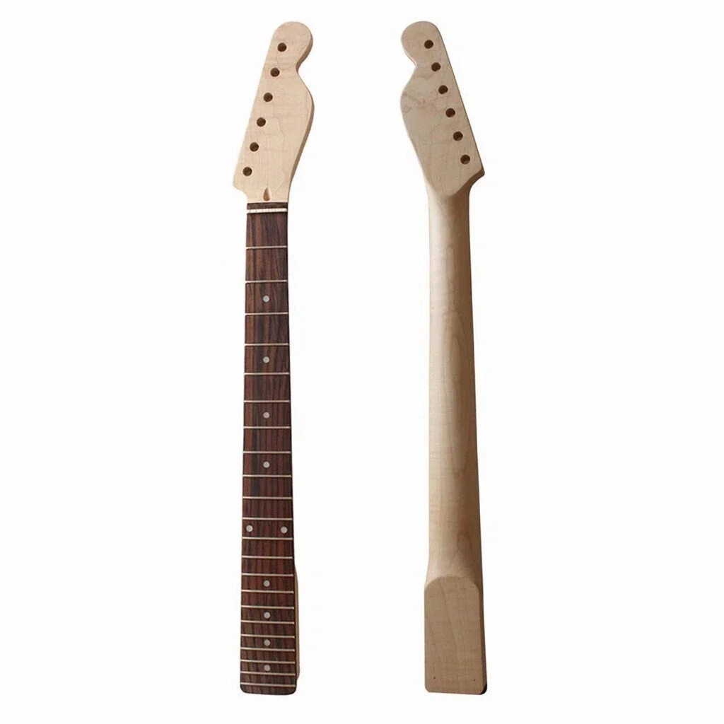 

22 Frets Electric Guitar Neck Canada Rosewood Fretboard For Replacement